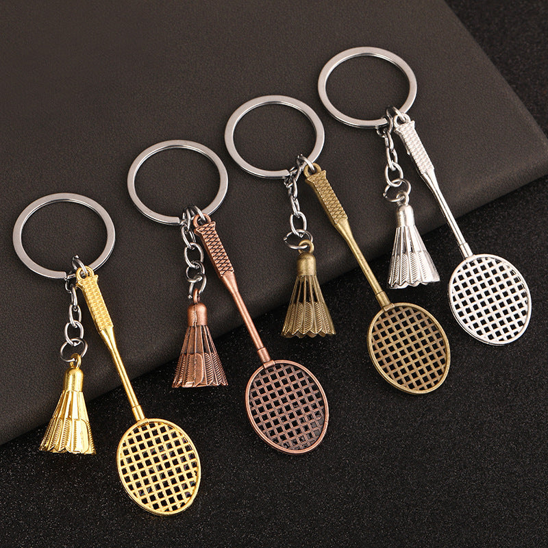 Wholesale Simulated Badminton Keychain