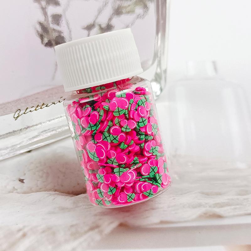 Wholesale Fruit clay slices 20ml small bottle 15g