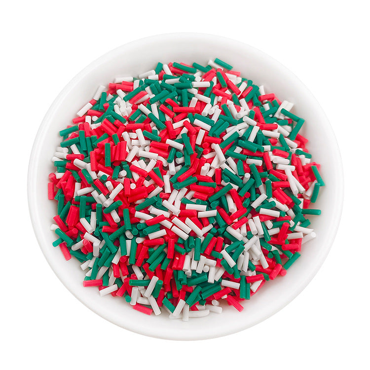 Wholesale Simulation soft clay long strip sugar granules 50 grams chocolate handmade materials