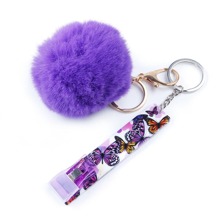 Wholesale 10PCS Hair Ball Butterfly ATM Contactless Plastic Card Reader