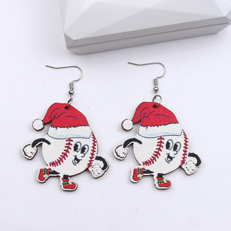 Wholesale Christmas LOVE Teardrop Earrings