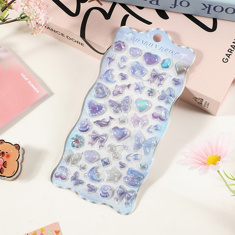 Wholesale Ocean Planet Cartoon Cute Animal 3D Stickers OLY Exclusive