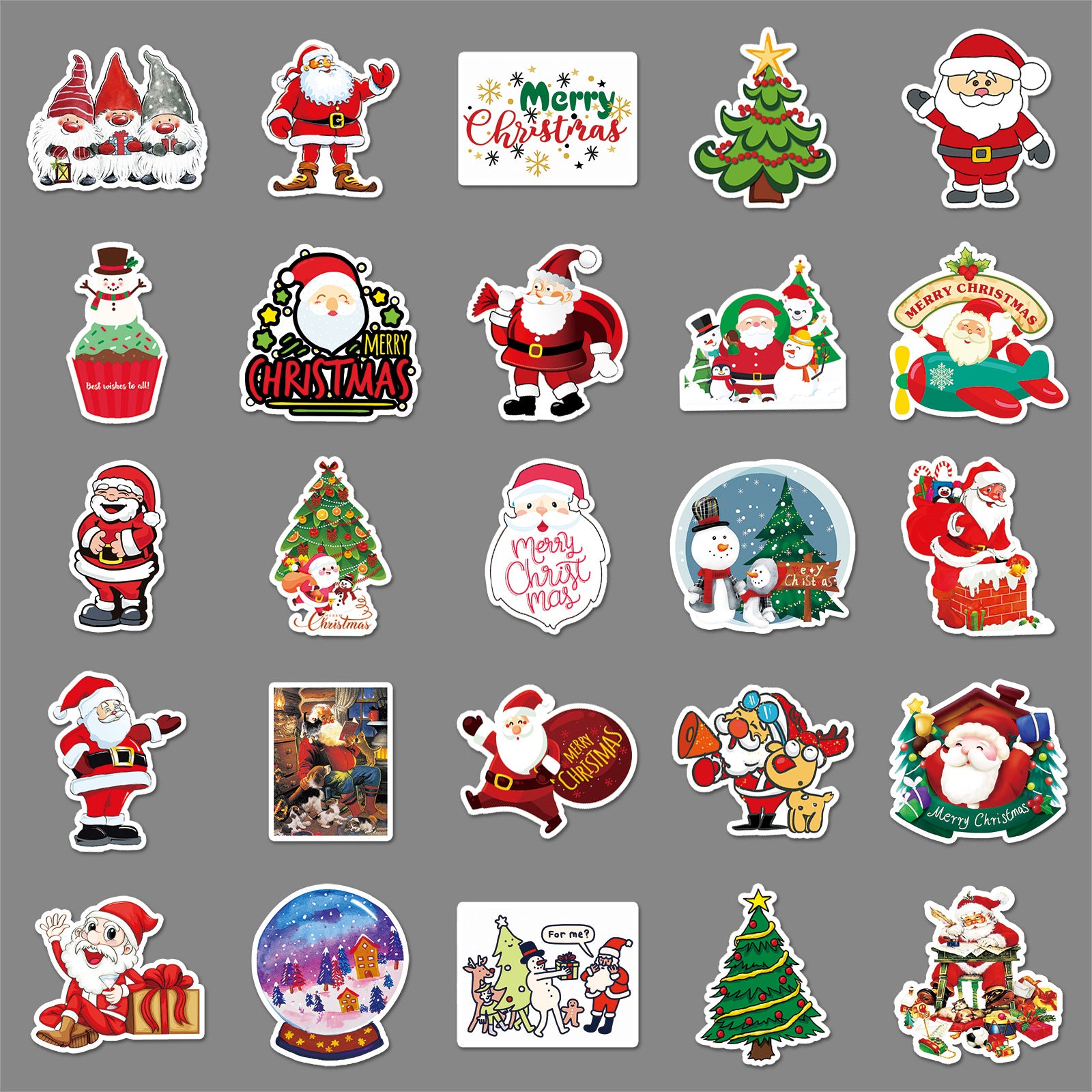 Wholesale 50pcs/ pack Christmas Graffiti Stickers  Stickers