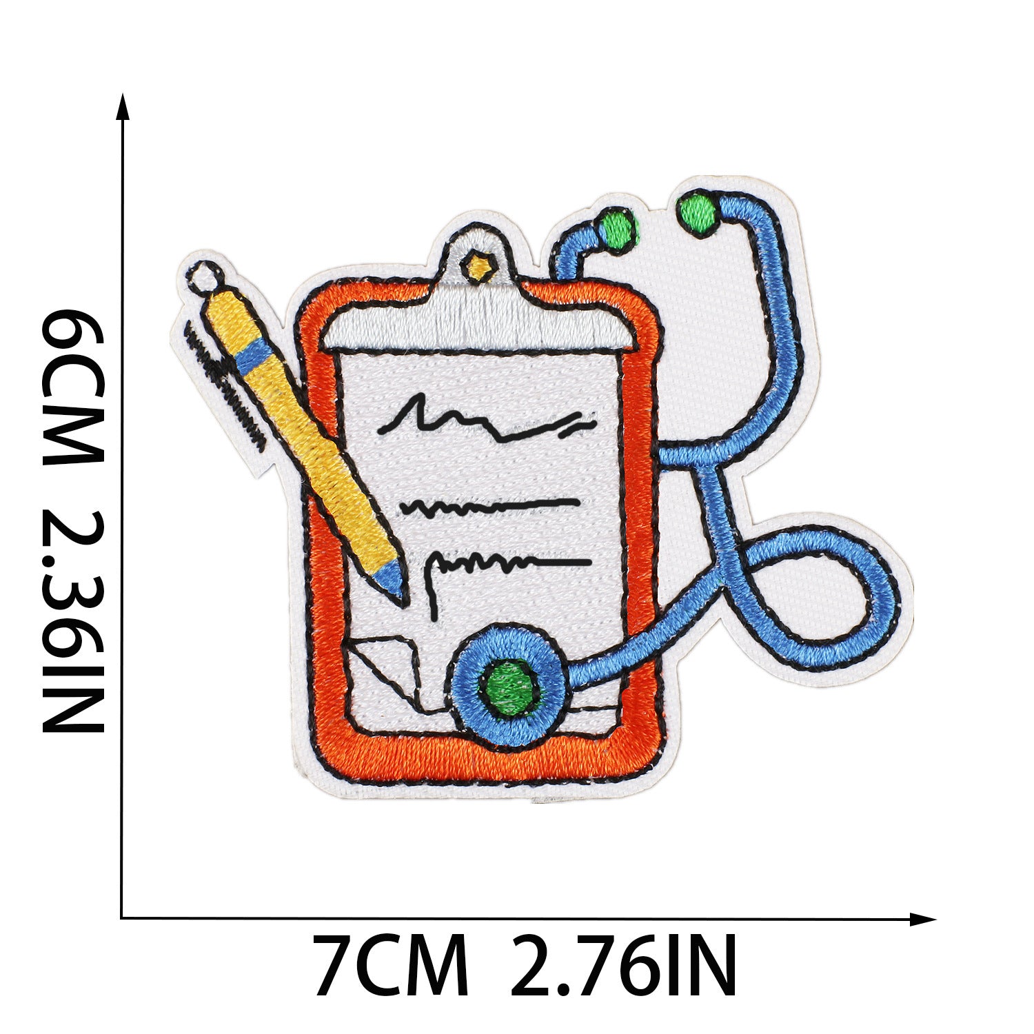 Wholesale Decorative Heart Embroidered Patch Cartoon Design For Clothing Fashion Accessory