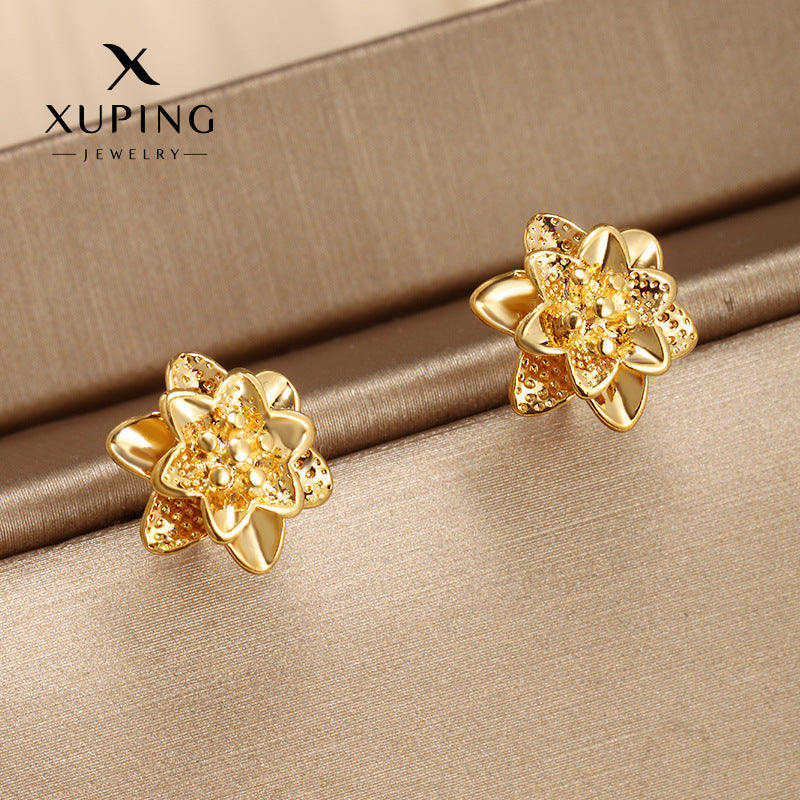 Wholesale Fairy Style Plants Flowers Vintage Simple Style Design Earstuds