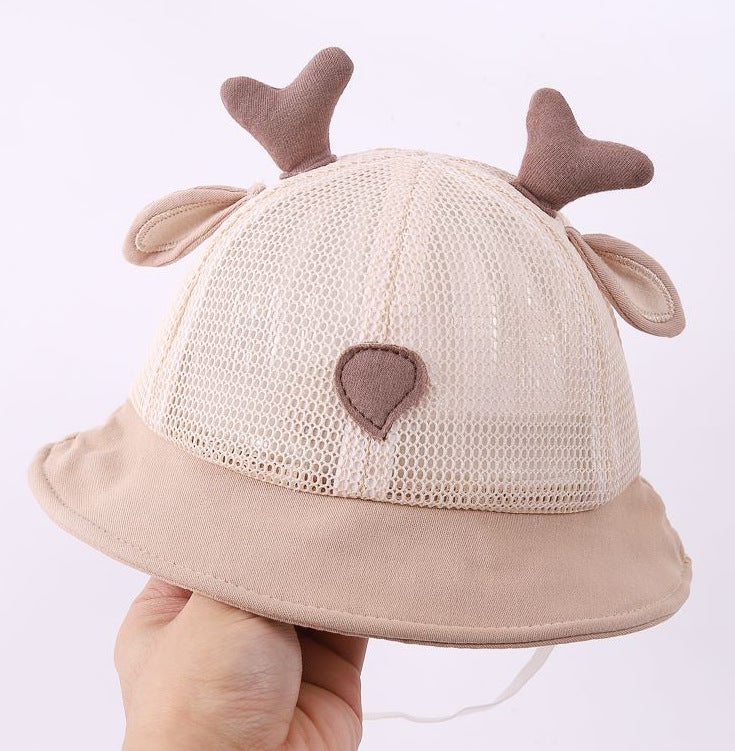 Wholesale Cotton Kids Summer Thin Mesh Bucket Hat