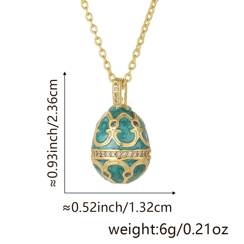 Wholesale  Easter Pendant Opable Necklace