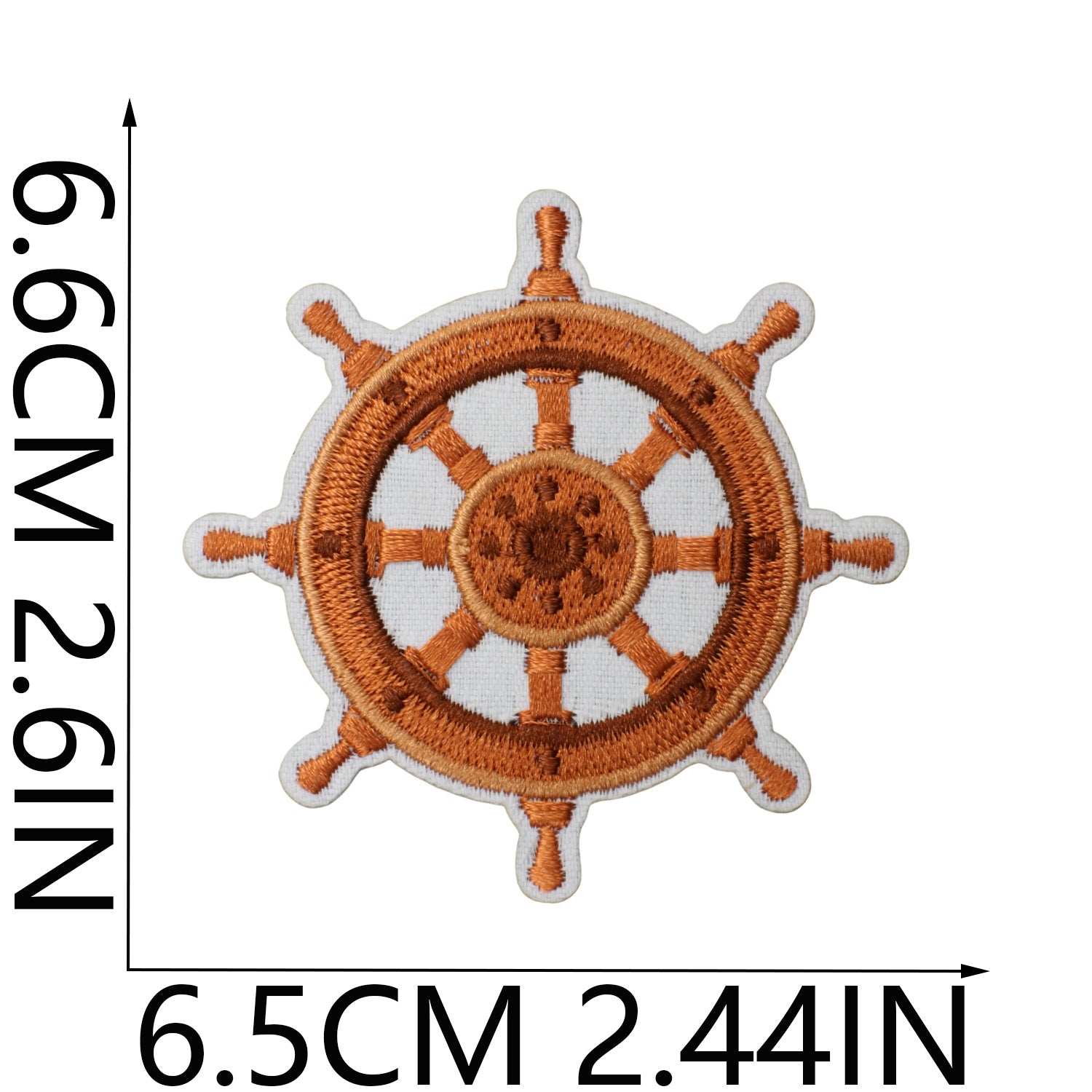 Wholesale Pirate Ship Embroidery Patch Iron On Treasure Map Cartoon Telescope Decorative DIY Accessory For Clothing Party And Gift