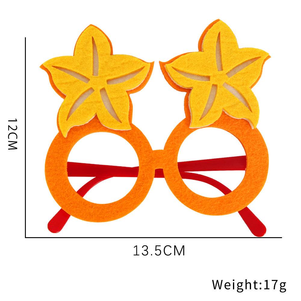 Wholesale 2025 New Hawaiian Glasses Decoration Children's Ball Photo Props Plastic Glasses Party Supplies