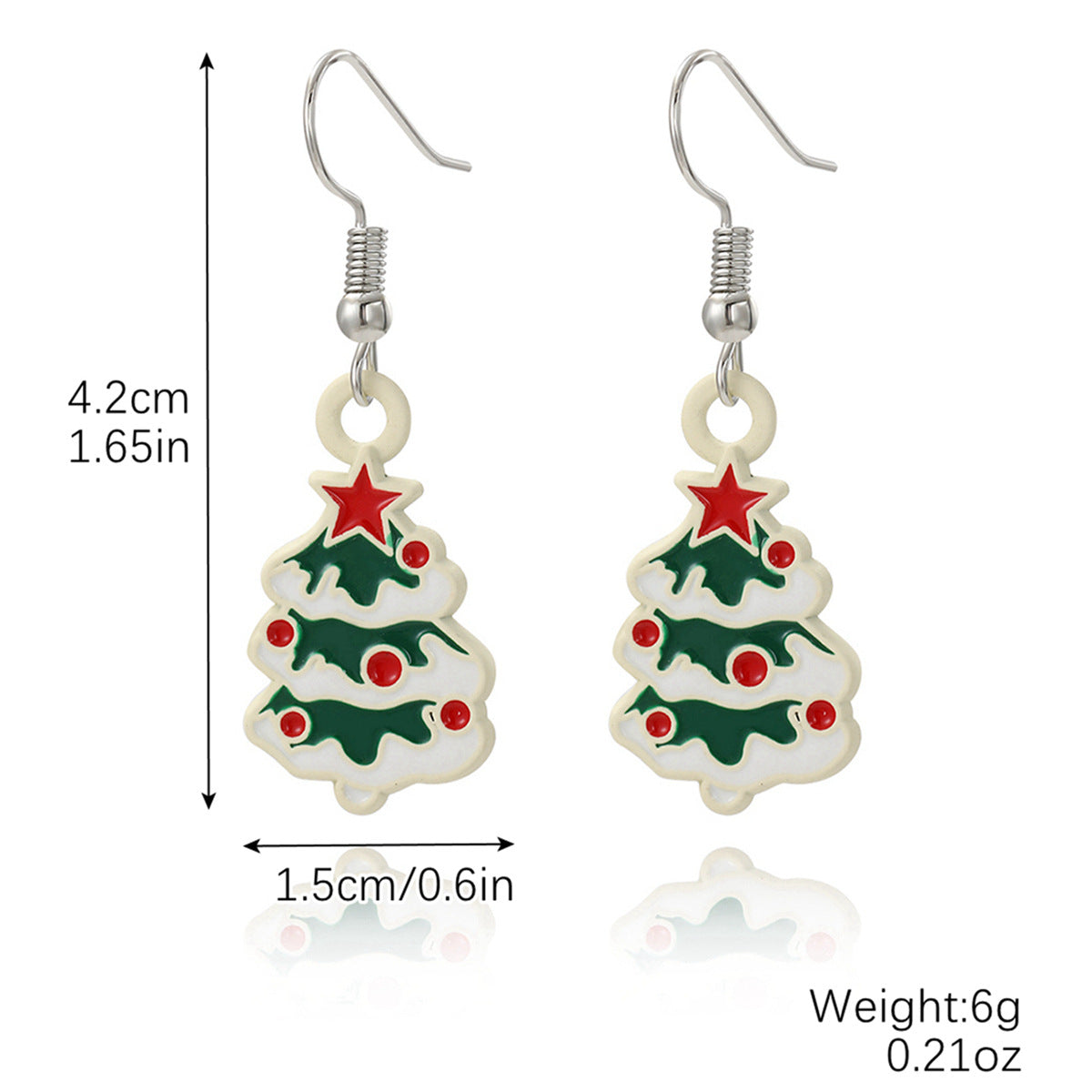 Wholesale Christmas Tree Snowflake Bell Earrings Earrings Set