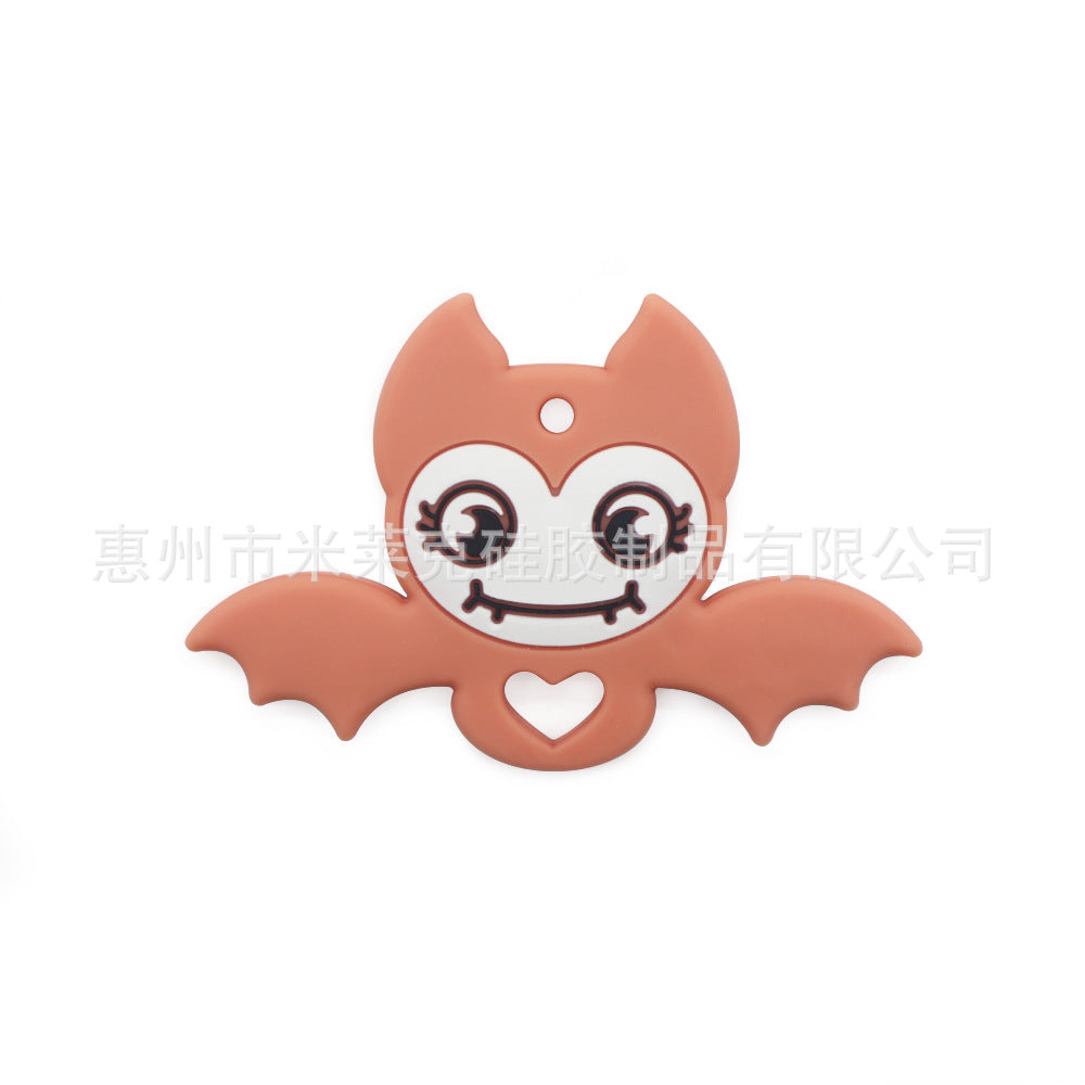 Wholesale Halloween Silicone Baby Cartoon Food Grade Teething Stick Chewable Glue