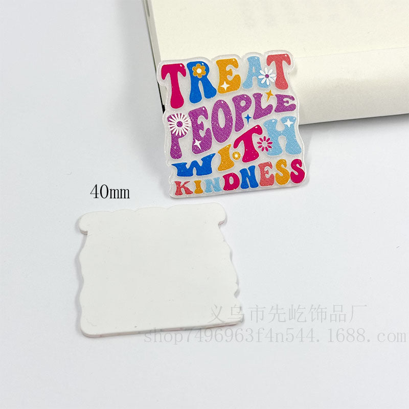 Wholesale 10pcs Acrylic Loose Powder Cartoon Handmade Diy Material Accessories
