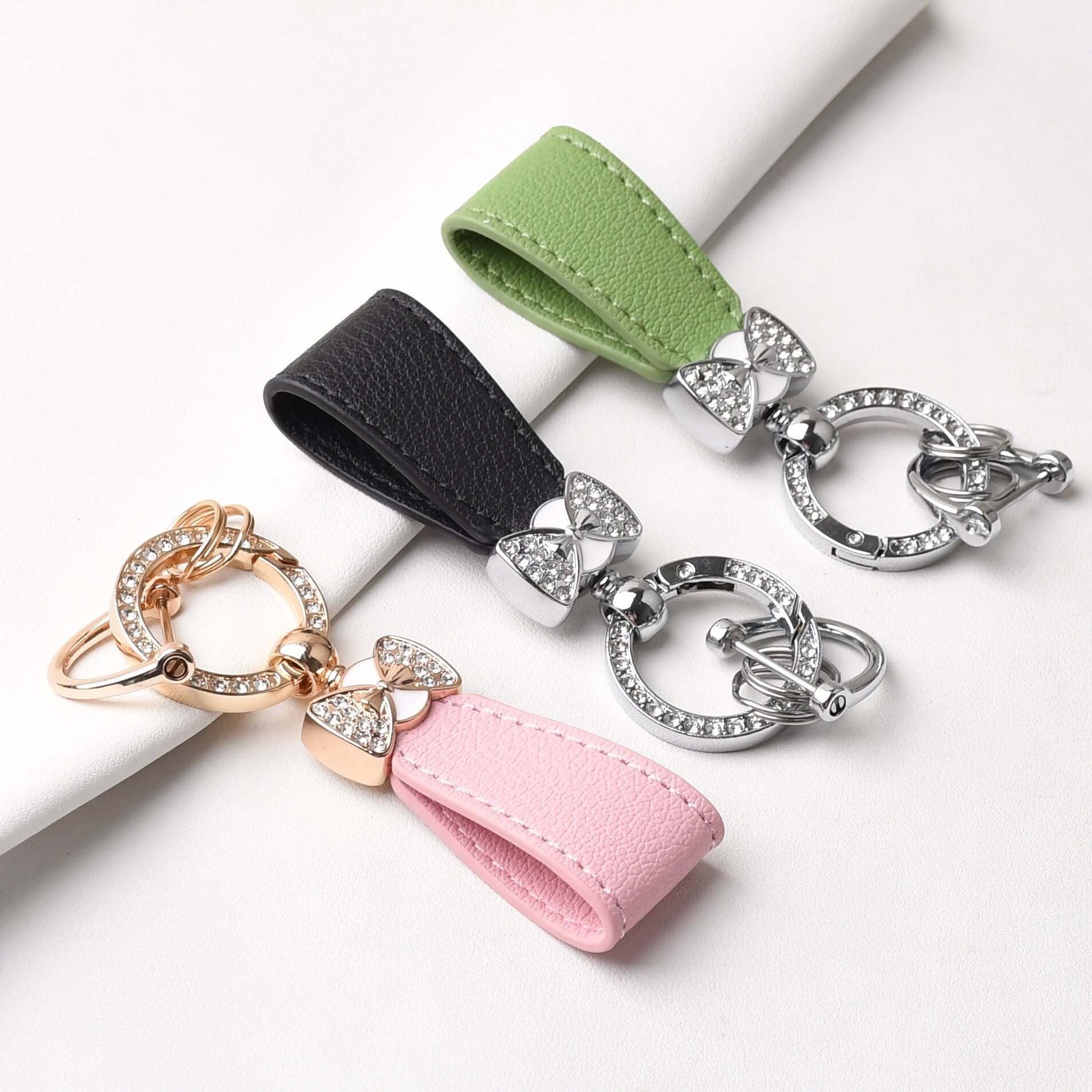 Wholesale Diamond Bow Bracelet Keychain