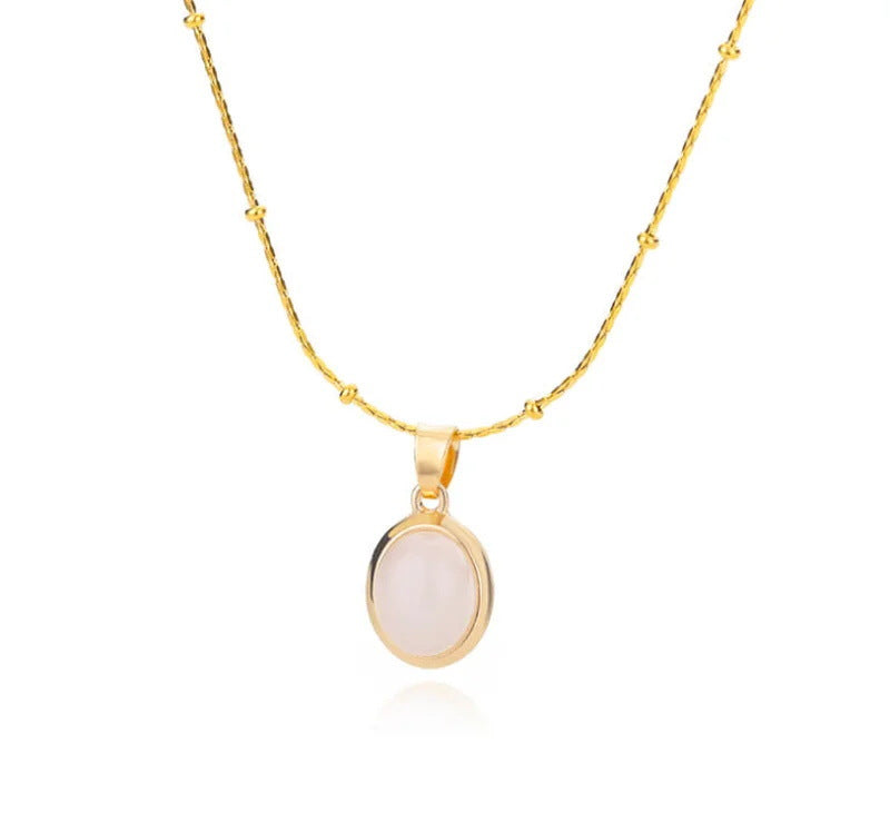 Wholesale irregular geometric pendant necklace stainless steel gold pendant