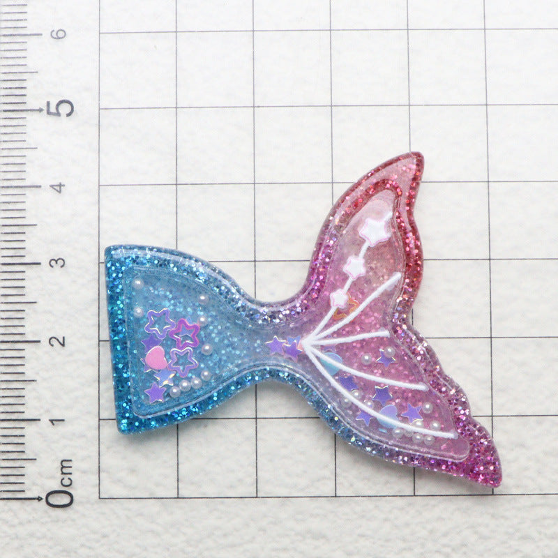 Wholesale Acrylic Colored Quicksand DIY Cream Glue Flat Back