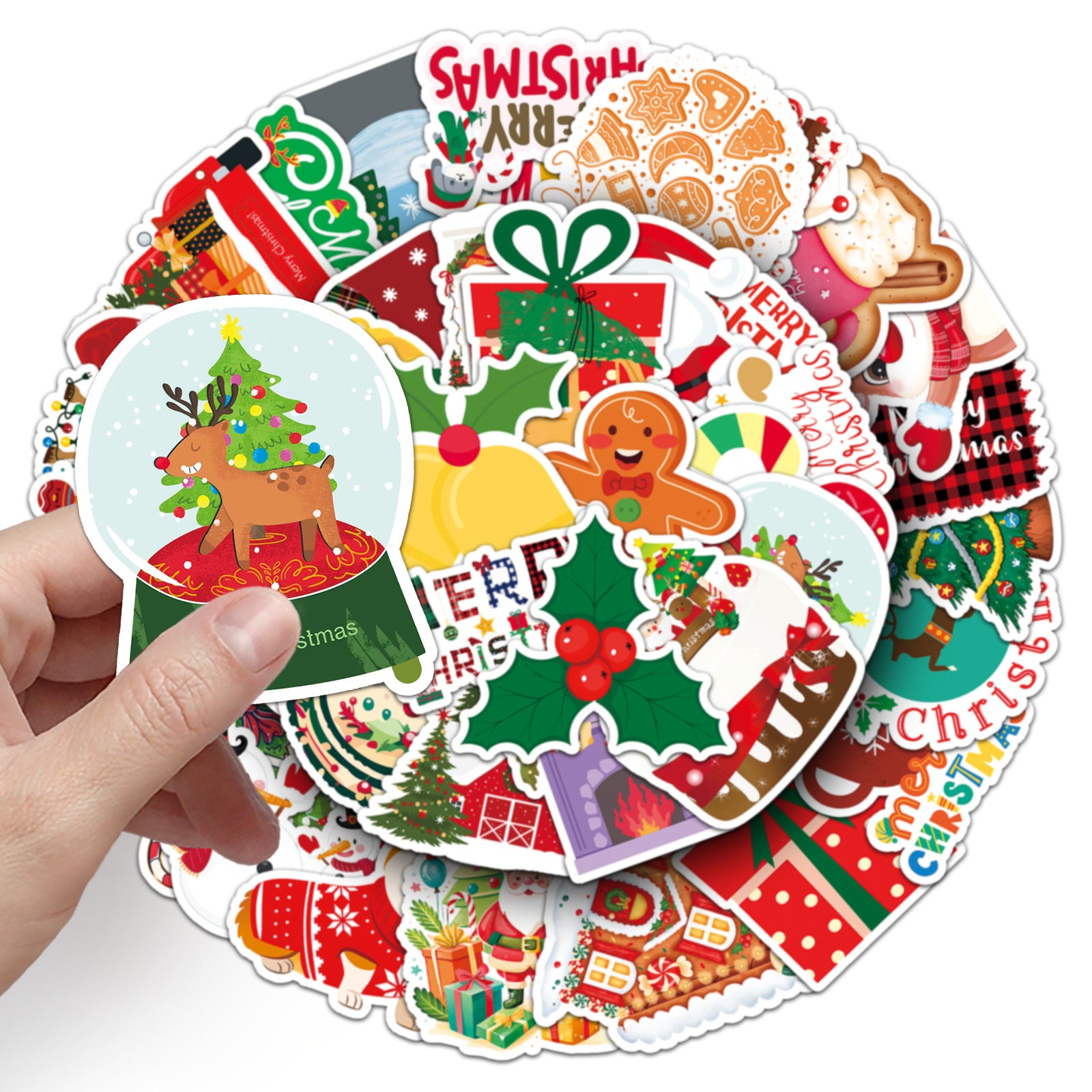 Wholesale 50PCS/ PACK  Christmas Graffiti Stickers
