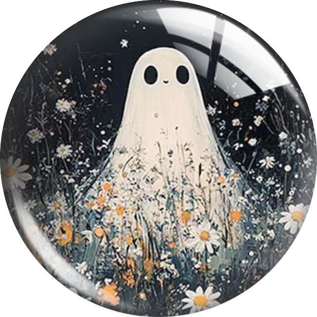 Wholesale 10pcs Ghost Time Gem Crystal Soft Magnetic Fridge Magnet Decoration