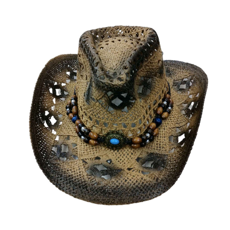 Wholesale Hollowed Out Western Cowboy Straw Hats