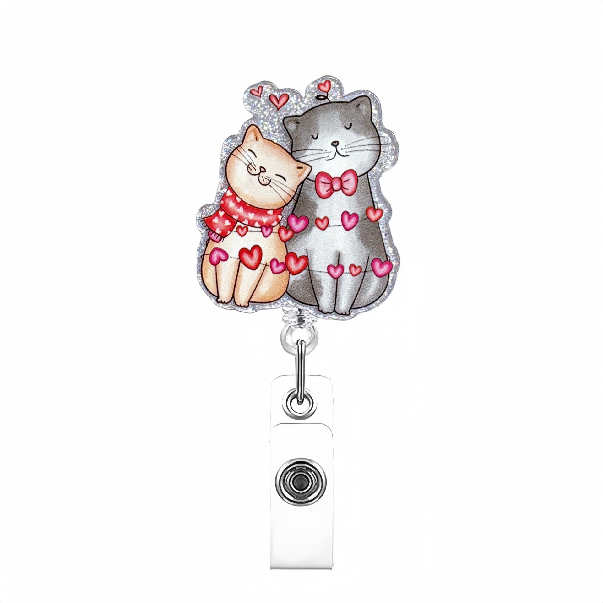 Wholesale Valentine' s Day  Love Animal Romance  Badge Reels