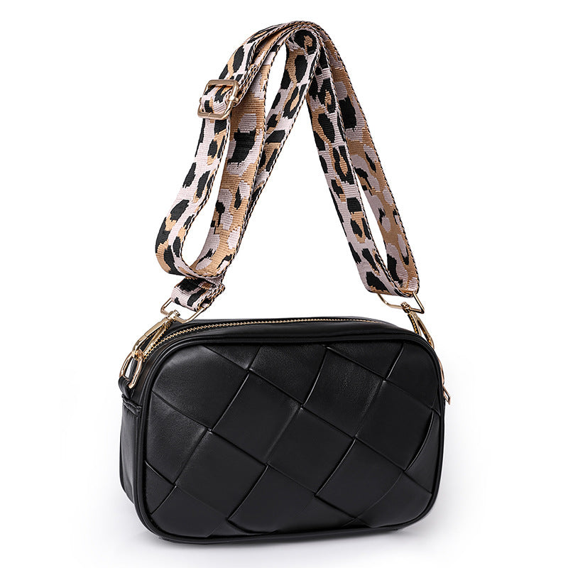 Wholesale PU Woven Shoulder Bag