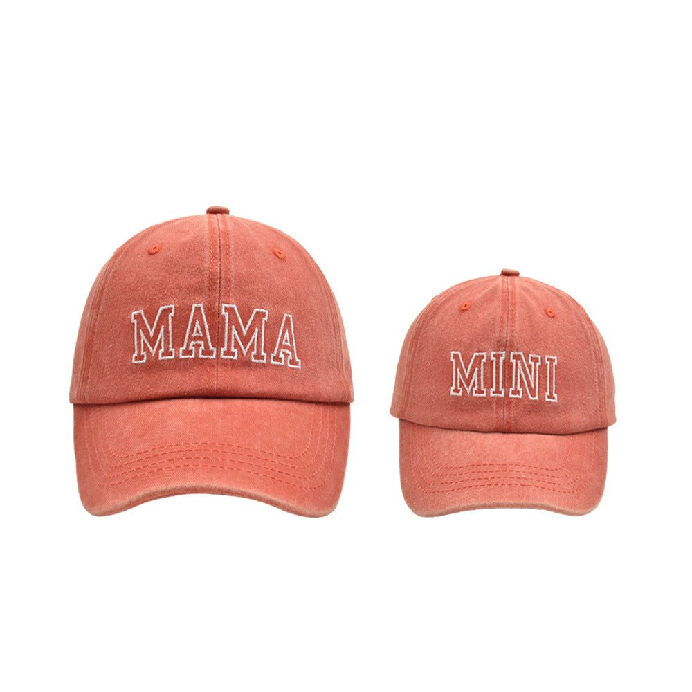 Wholesale Cotton Embroidered Letters MAMA MINI Parent-child Baseball Cap