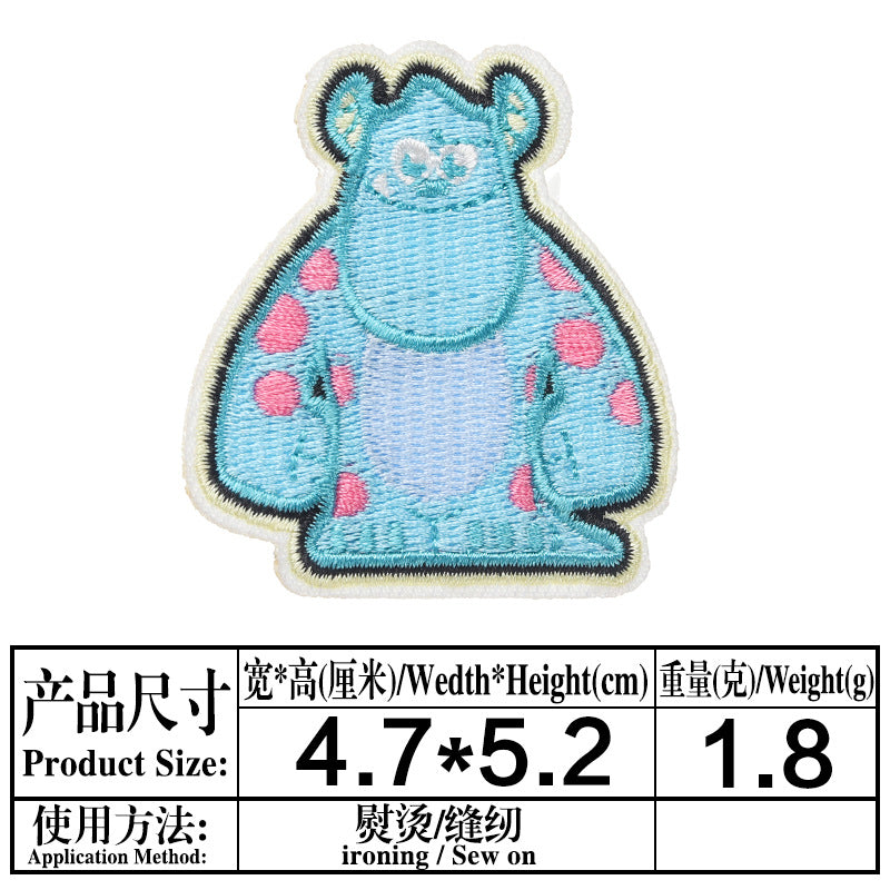 Wholesale cartoon cloth stickers cute DIY patch OLY Exclusive