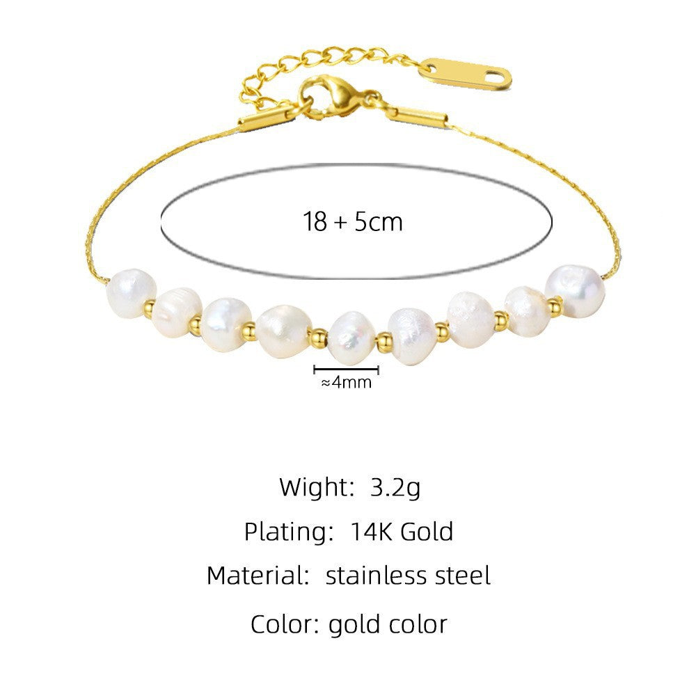 Wholesale Titanium Steel Cuban Real Gold 18K Electroplated Vintage Bracelet