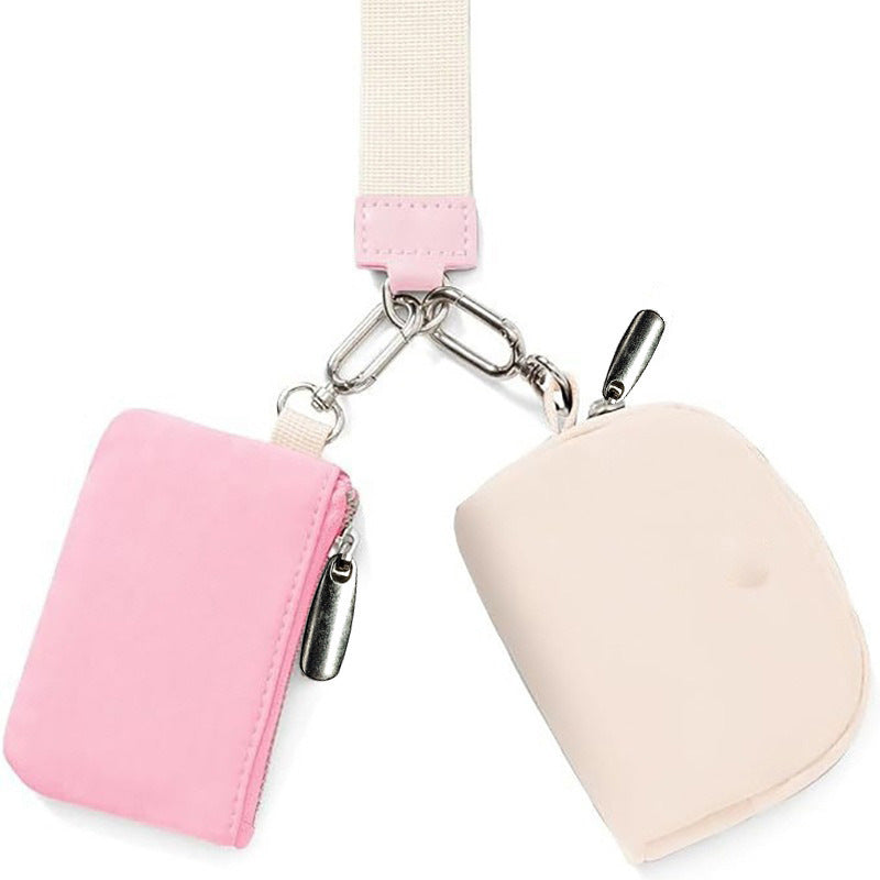 Wholesale Macaron Color Fresh Sweet Miko Coin Keychain