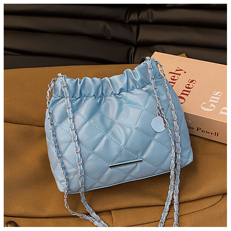 Wholesale Elegant Lingge PU Shoulder Bag