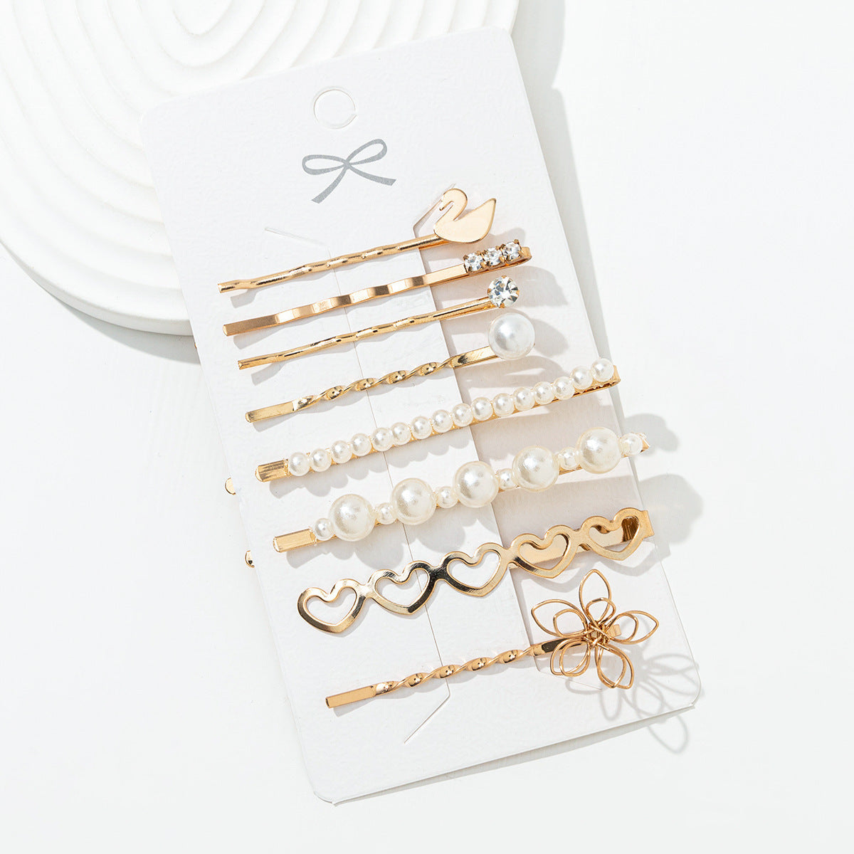 Wholesale Alloy One Word Set Hair Clip