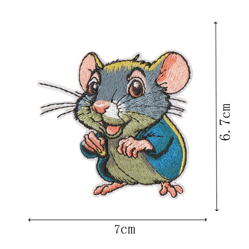 Wholesale Kidsren' s Cartoon Animation Animal Cloth DIY Patches