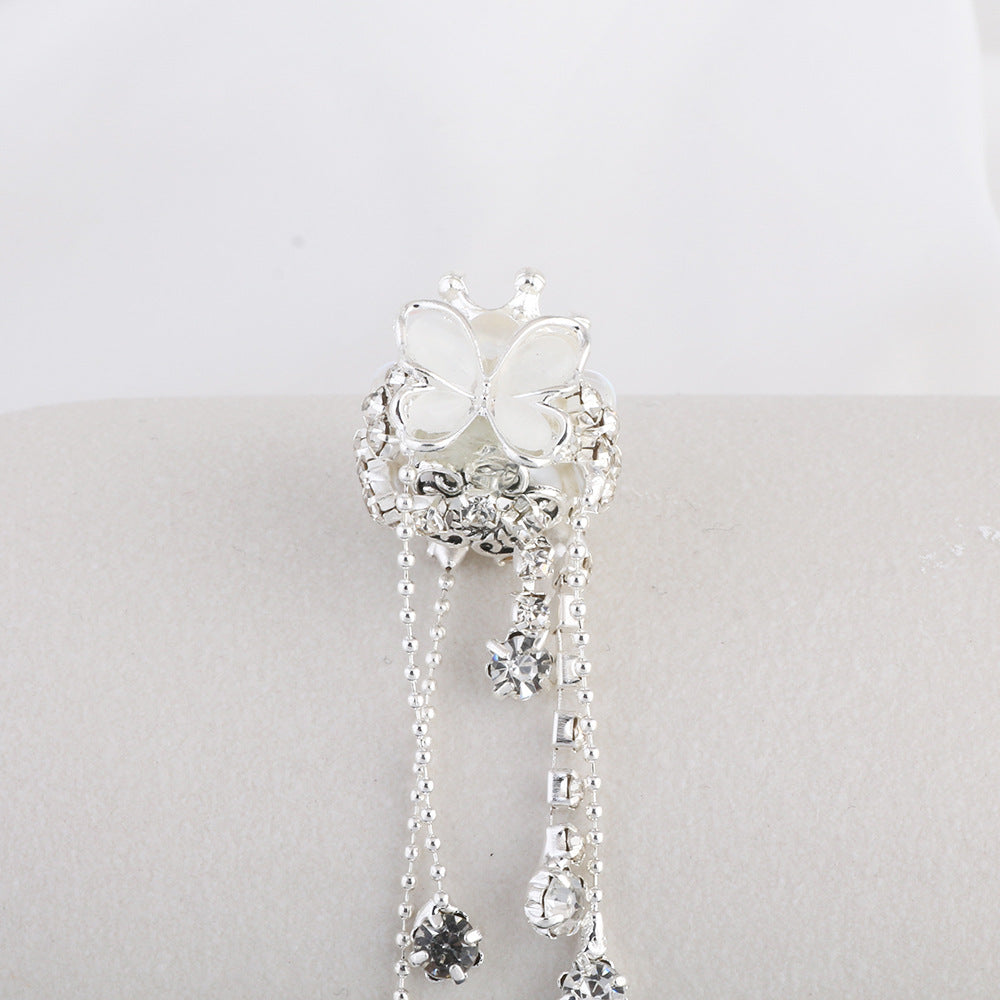 Wholesale Heavy Industry Butterfly Crown Tassel Soft Clay Diamond Ball