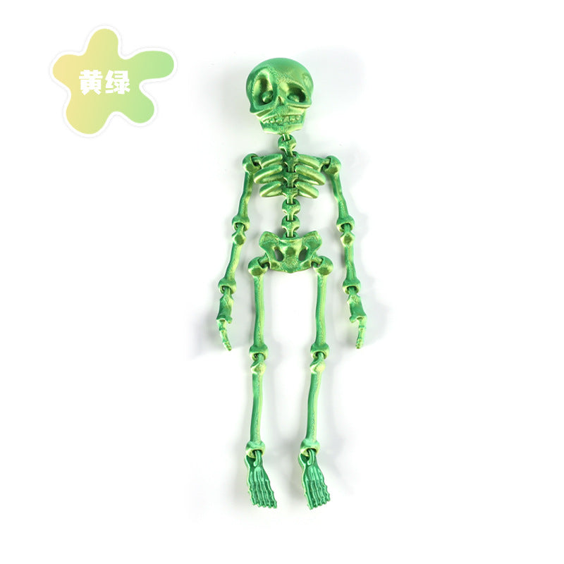 Wholesale  printable skeleton toy with magnetic joints movable