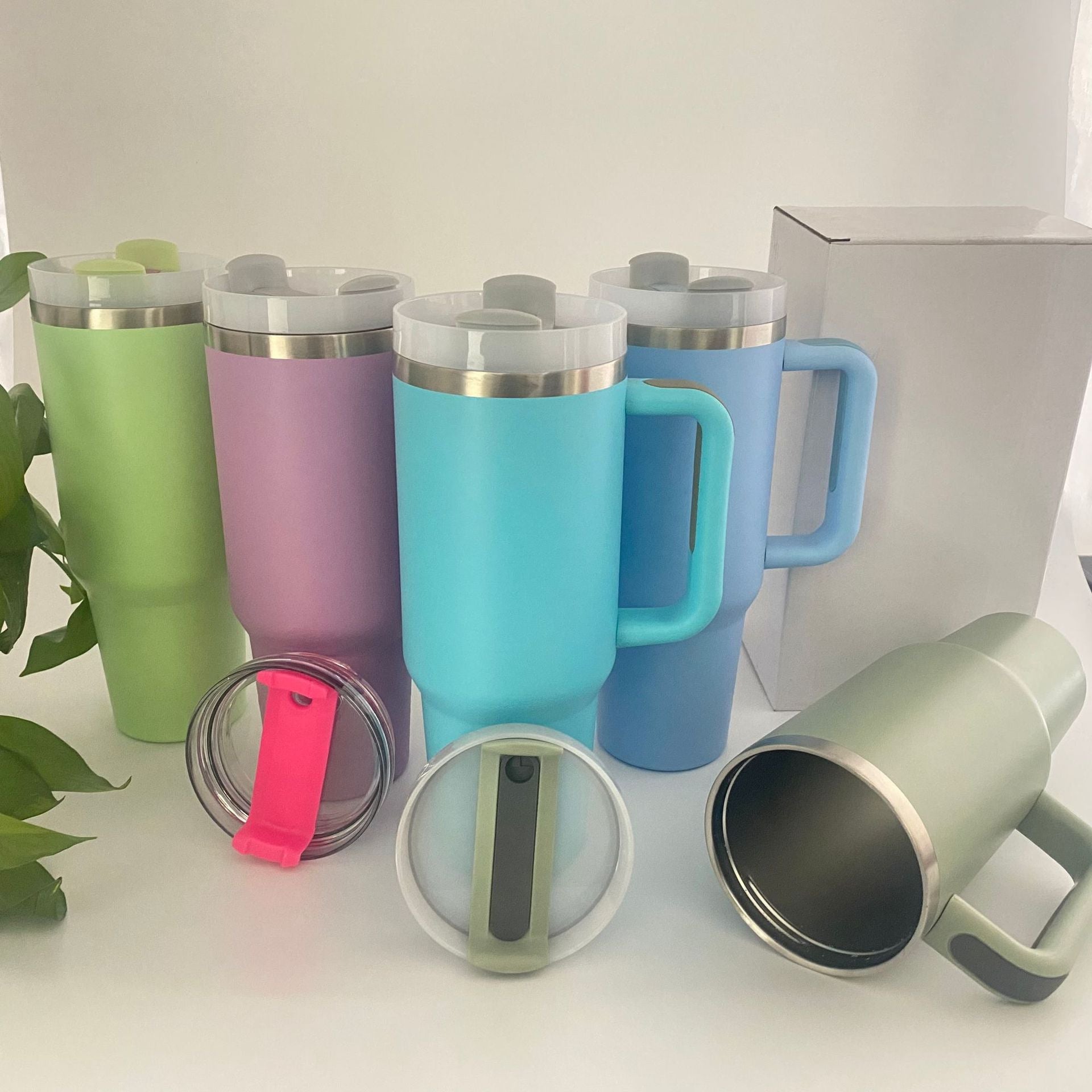 Wholesale 40oz stainless steel portable car ice cup