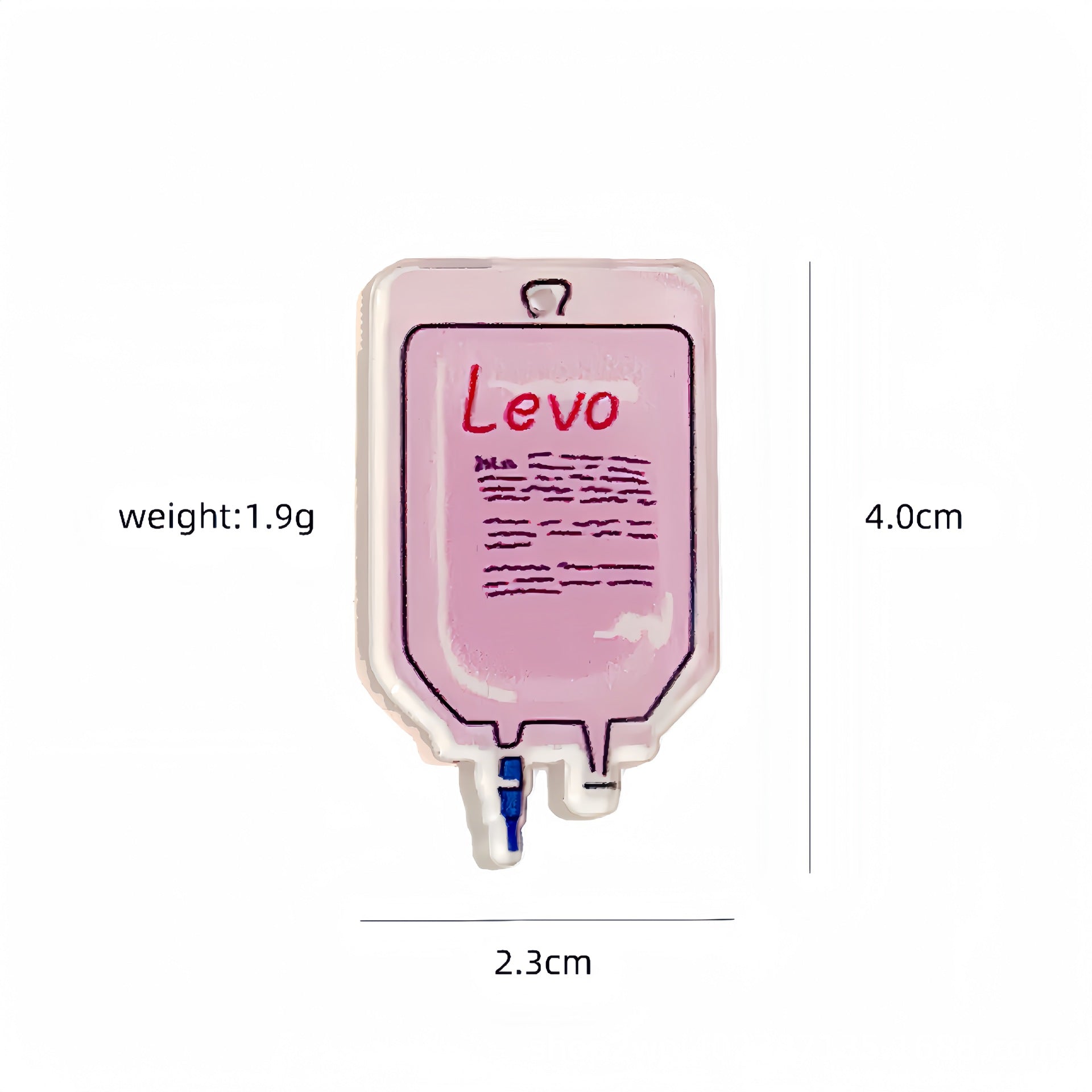 Wholesale 30pcs Nurses'  Day Pink Acrylic Pendant DIY