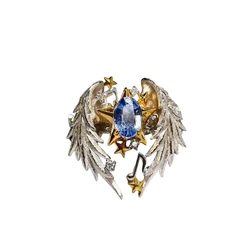 Wholesale Angel Wings  Adjustable Alloy Ring