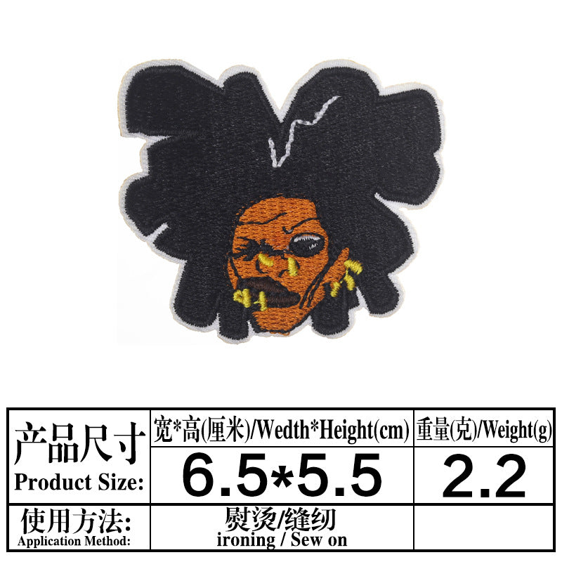Wholesale 10 Pack Cartoon Embroidered Patch Set Sup erhero Theme DIY Sew On Patches For Clothing Bags Towels Fashion Accessory For Resale MysteryZone