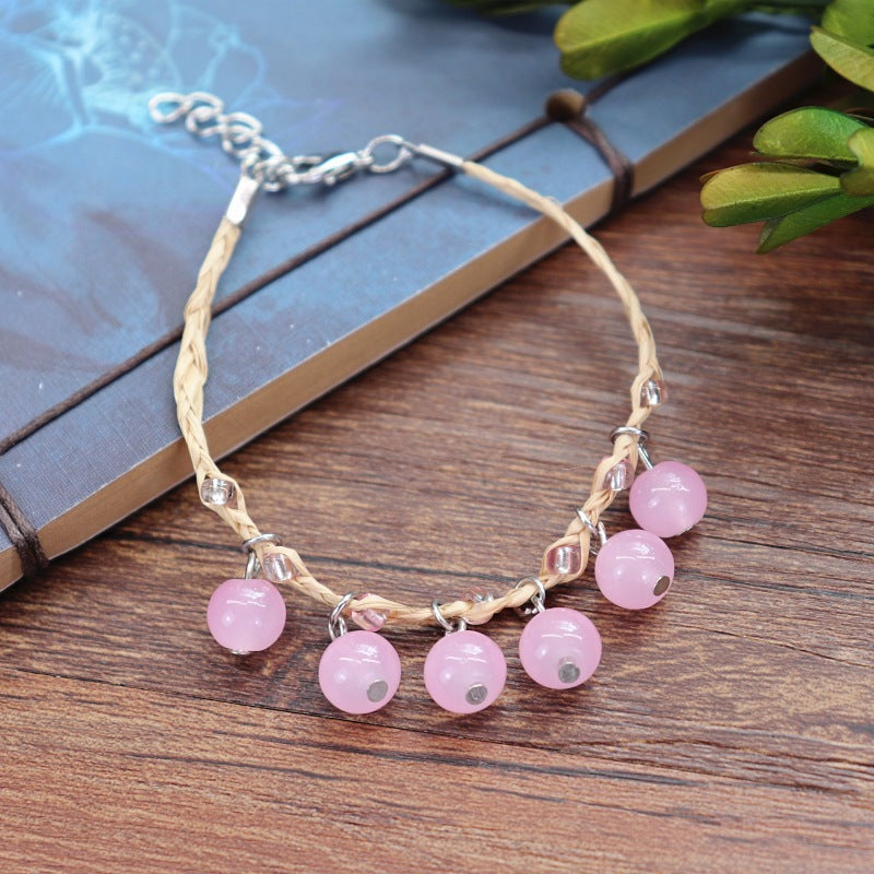 Wholesale Vintage Raffia All-match Bracelet