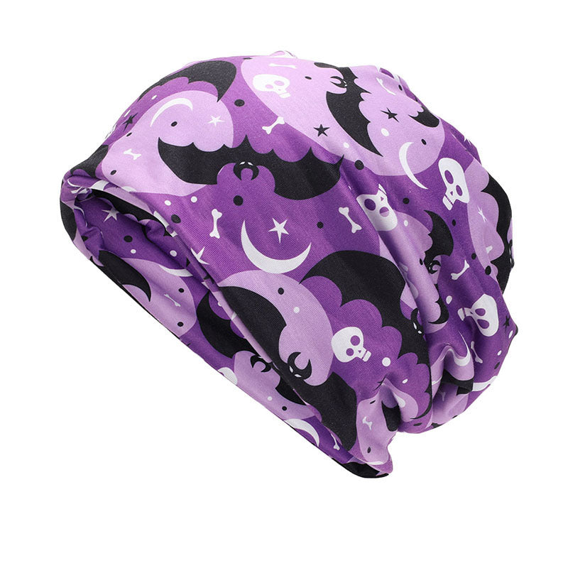 Wholesale Digital Printed Pullover Polyester Hat Halloween