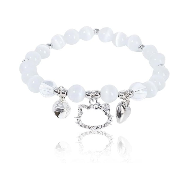 Wholesale Easter Explosion Beads Unicorn Rabbit  Pendant Elastic Bracelet