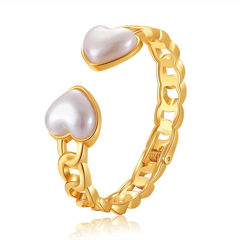 Wholesale Love Pearl Alloy Bracelet