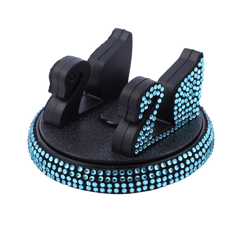 Wholesale Plastic Diamond 360 Degree Swan Car Mobile Phone Holder Rotating Navigation