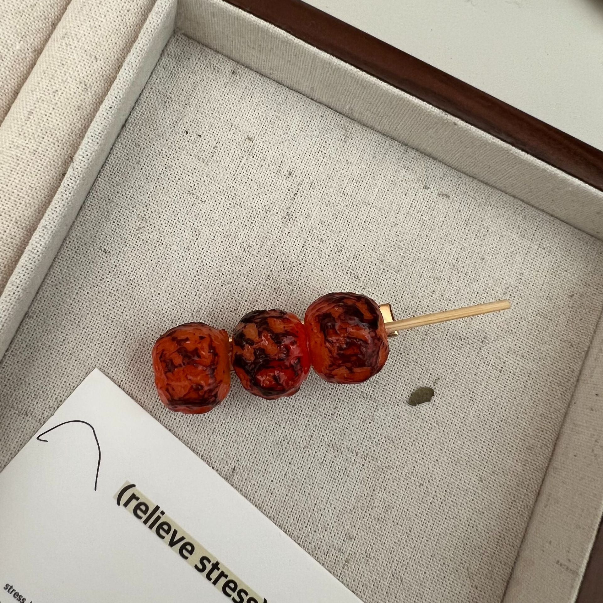 Wholesale Funny and Funny Simulation Food Grilled Skewers Hairpin