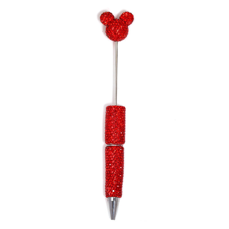 Wholesale 5pcs/pack  Solid color full rhinestone beadable pens