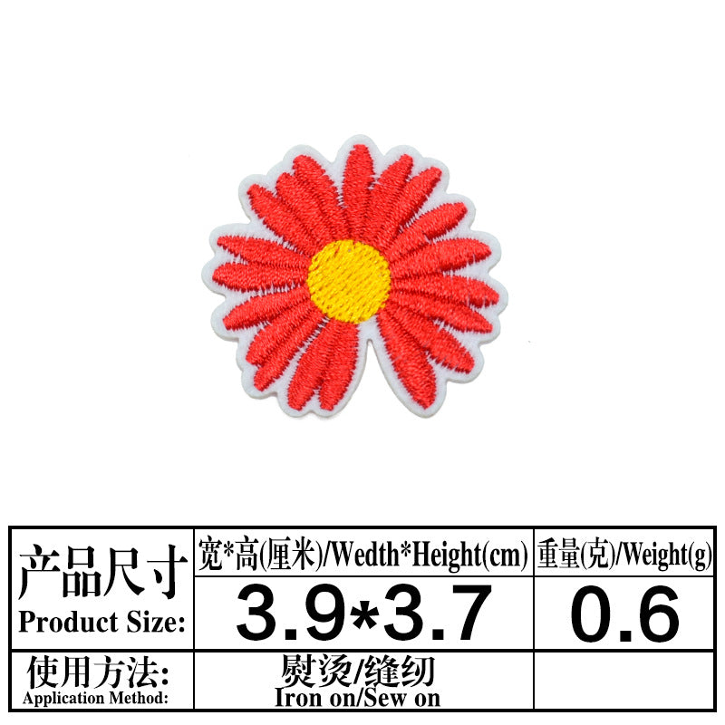 Wholesale Trendy Embroidery Patches Cloth Applique For Clothing Shoes Bags DIY Decorative Accent