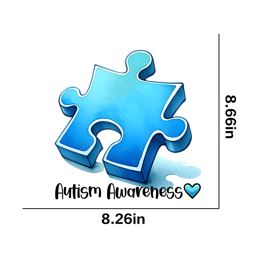 Wholesale Autism Pattern Series UV DTF Ready to Press Transfers Wrap