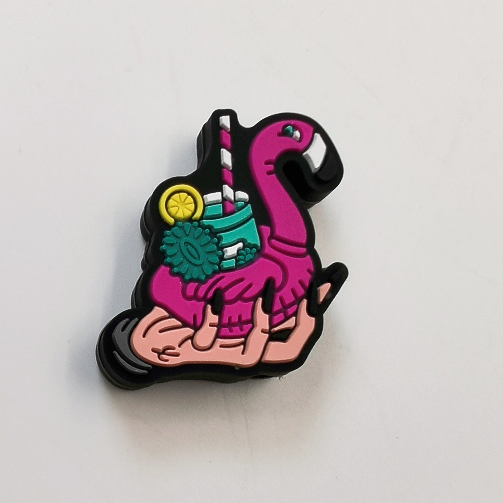 Wholesale 10pcs Cartoon Flamingo Creative Silicone Beads