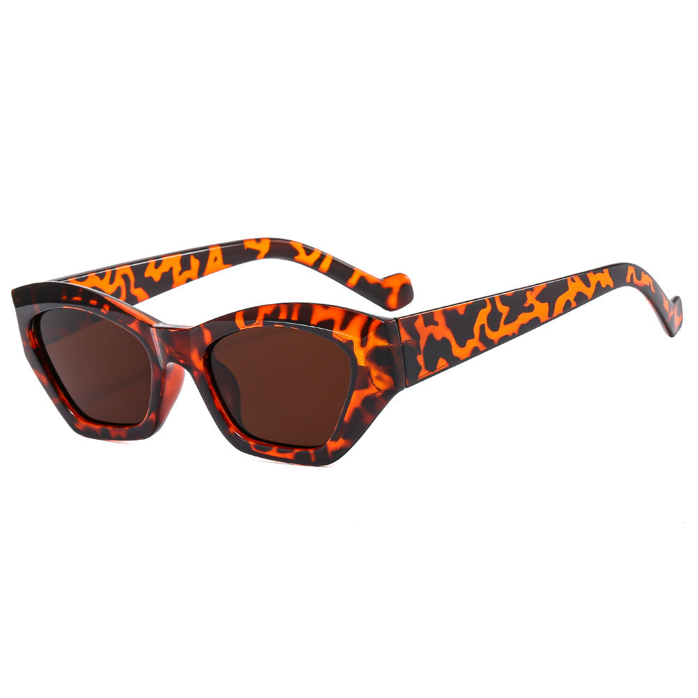 Wholesale Small Frame Polygon Cat Eye PC Sunglasses