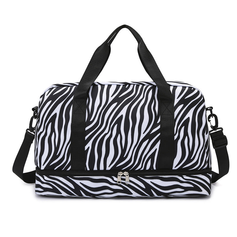 Wholesale Milk Pattern Short Distance Travel Large Capacity Fashion Leisure Fitness Handbag