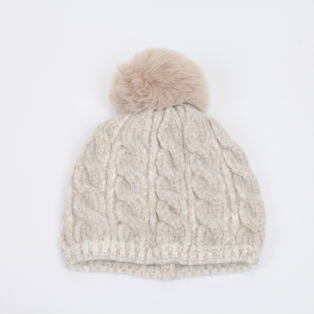 Wholesale Wool Ball Knitted Hat